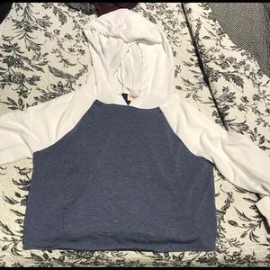 Mossimo Cropped Hooded Sweatshirt